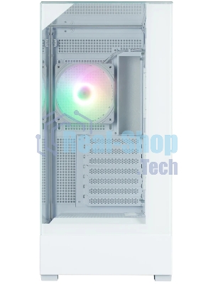 Компьютерный корпус ZALMAN P40 Prism Plus, ATX, белый, WINDOW, 3xCombo (3.5'' or 2.5