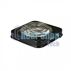 Плита настольная электрическая Blackton Bt HP102B чёрный, 1 кВт, ТЭН, конфорки - 1, нержавеющая сталь, поворотные переключатели