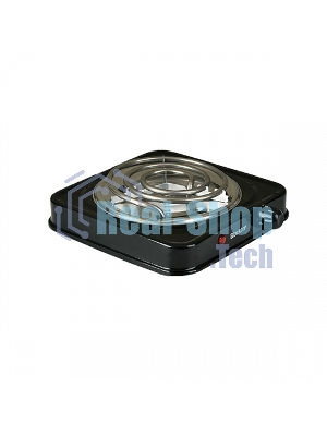 Плита настольная электрическая Blackton Bt HP102B чёрный, 1 кВт, ТЭН, конфорки - 1, нержавеющая сталь, поворотные переключатели