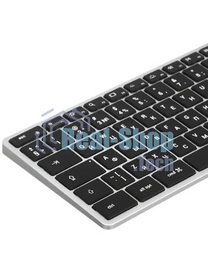 Клавиатура беспроводная Satechi Slim X3 Bluetooth Backlit Keyboard, Bluetooth, Серебристый ST-BTSX3S-RU