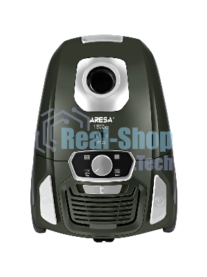 Пылесос Aresa AR-2402 зеленый, 380/1800 Вт, уборка сухая, пылесборник мешок 3,5 л