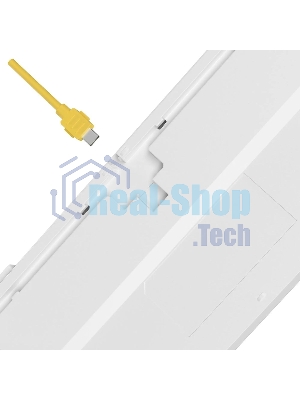 Клавиатура проводная A4Tech Bloody S87 Energy (S87 USB ENERGY WHITE) USB белый/желтый