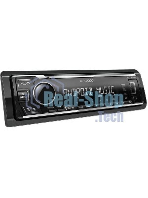Автомагнитола Kenwood KMM-105M, 1 DIN, USB Type-A, AUX, съёмная панель