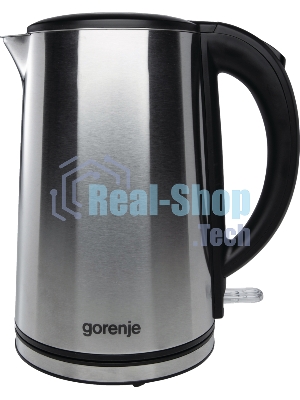 Чайник электрический Gorenje K15DWS 1.5 л, 2200 Вт, нержавеющая сталь (корпус: нержавеющая сталь)