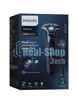 Электробритва роторная Philips S7885/50 реж.эл.:3 питан.:аккум. синий