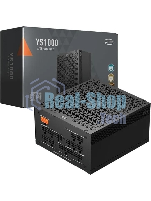 Блок питания PCCooler P5-YS1000-G1F, 1000Вт, 80 PLUS Gold, 135мм, модульный, черный