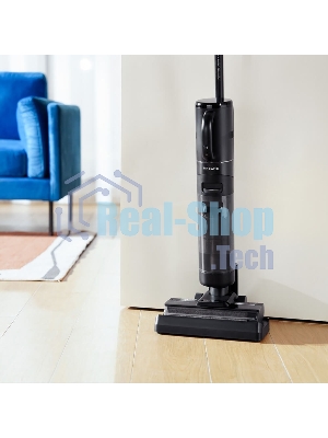 Пылесос вертикальный Dreame Wet and Dry Vacuum G10 Combo черный, питание от аккумулятора, 200 Вт, уборка сухая/влажная, пылесборник 0.9 л