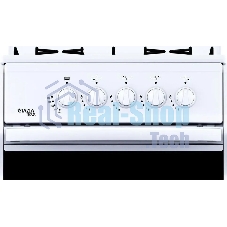 Плита газовая Лада Nova RG 24042 W белый, конфорок 4 газовых, духовка 50 л, 50 см x 85 см x 60 см