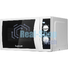 Микроволновая печь HOME HMM208AW белый, 20 л, 800 Вт, переключатели - поворотный механизм