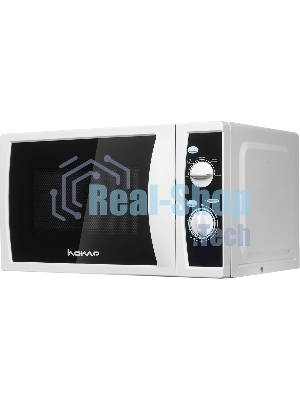 Микроволновая печь HOME HMM208AW белый, 20 л, 800 Вт, переключатели - поворотный механизм