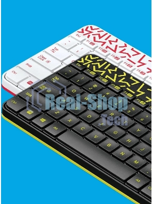 Комплект клавиатура + мышь Logitech Wireless Desktop MK240 Nano черный Retail Combo