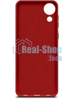 Чехол (клип-кейс) BoraSCO Microfiber Case для Samsung Galaxy A03 Core красный