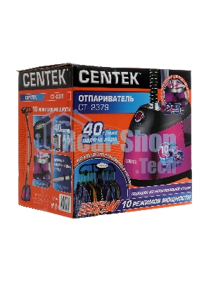 Отпариватель Centek CT-2379 розовый, 2200 Вт, 40 г/мин, 2.5 л