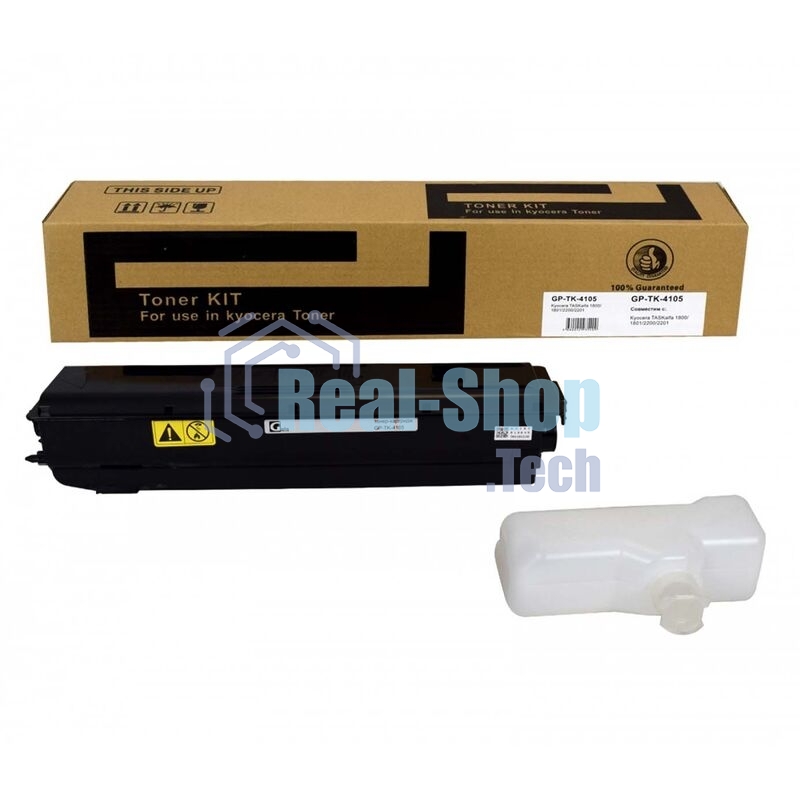 Картридж Тонер-туба GalaPrint GP-TK-4105 для принтеров Kyocera TASKalfa 1800/1801/2200/2201 с бункером отработанного тонера 15000 копий