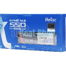 Накопитель SSD Netac N930E Pro, 128Gb, PCIe 3.1 x4, M.2 2280, NVMe, R/W 970/650