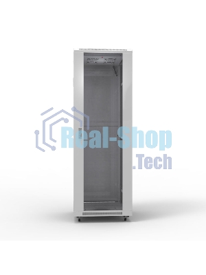Шкаф серверный NTSS Премиум NTSS-R47U60100GS, напольный 47U 600x1000мм пер.дв.стекл металл 900кг серый 2210мм IP20