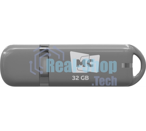 Флешка USB MORE CHOICE МФБ32 Grey (4620202558718), 32GB, USB 2.0, R/W 15/6, серый