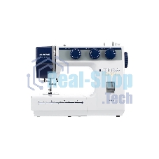 Швейная машина Janome SP903 белый/синий, электромеханическая, вертикальный качающийся, 25 операций, автоматическая петля