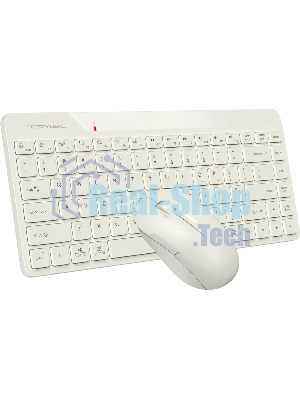 Комплект клавиатура+мышь A4Tech FStyler FG2200 Air2 беспроводной, USB, 1200 DPI, бежевый