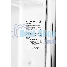 Холодильник Hitachi R-W660PUC7 GGR серый двухкамерный 396/144л морозилка сверху No Frost, Side by Side