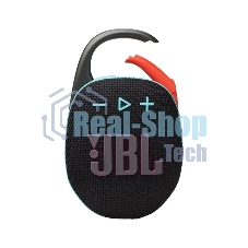 Колонка портативная JBL Clip 5 черный/оранжевый 7W Mono BT 10м 1400mAh