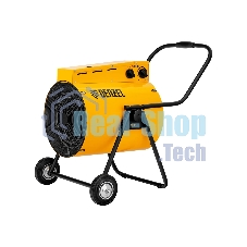 Тепловая пушка Denzel SFH-15000, 400 В, желтый, 120/9000/15000 Вт, 150 м2, термостат