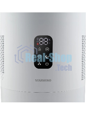 Мойка воздуха Starwind SAW5531 белый, 40 м², 4.5 л, фильтрация, ароматизация, гигростат