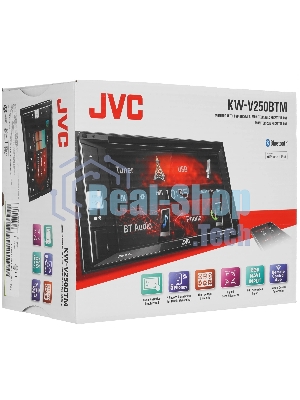 Автомагнитола JVC KW-V250BTM, 2 DIN, 6.2