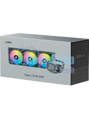 Система охлаждения Ocypus Sigma L36 BK ARGB, 360мм, LCD Pump 2.4