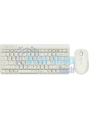 Комплект клавиатура+мышь A4Tech FStyler FG2200 Air2 беспроводной, USB, 1200 DPI, бежевый