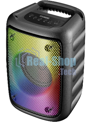 Колонка портативная Hyundai H-PS1006 черный 30 Вт 1.0 BT 10м 1500mAh