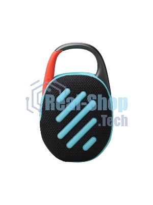Колонка портативная JBL Clip 5 черный/оранжевый 7W Mono BT 10м 1400mAh