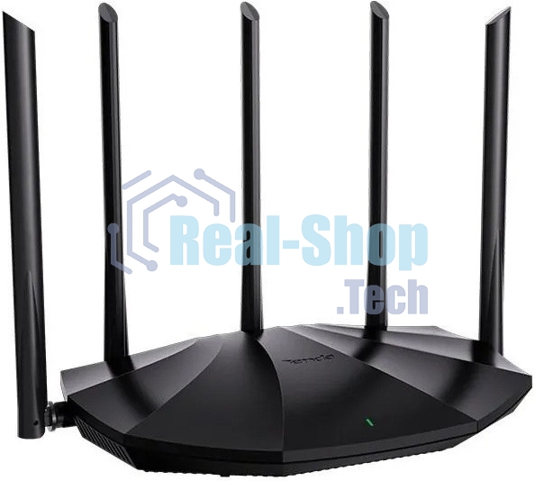 Двухдиапазонный гигабитный Wi-Fi 6 роутер Tenda RX2 Pro AX1500, до 300 Мбит/с на 2,4 ГГц + до 1201 Мбит/с на 5 ГГц