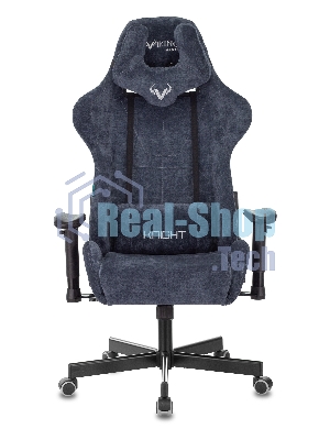 Кресло Бюрократ VIKING KNIGHT LT27 FABRIC синий, ткань, 120 кг, механизм качания