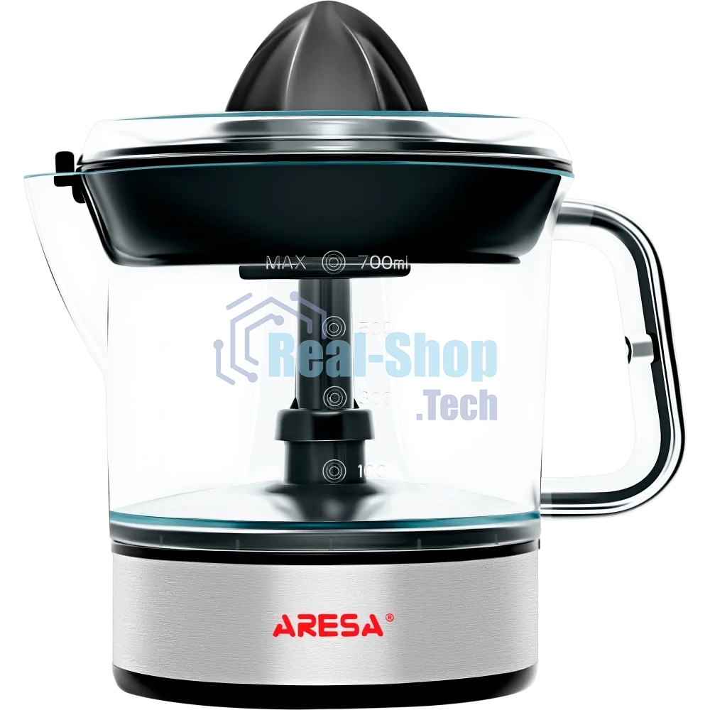Соковыжималка ARESA AR-2503 серый, цитрусовая, 40 Вт, 700 мл, механическое