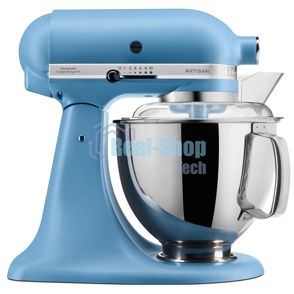 Настольный миксер с откидным блоком KitchenAid 5KSM175PSEVB Artisan 4.8 л, синий бархат