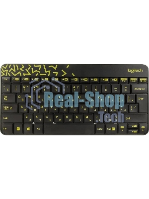 Комплект клавиатура + мышь Logitech Wireless Desktop MK240 Nano черный Retail Combo