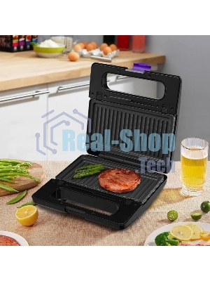 Вафельница Kitfort КТ-3611 800Вт черный/фиолетовый