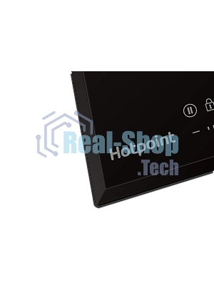 Электрическая варочная поверхность Hotpoint HR 3O4 BAS, 2 конфорки, с зоной расширения, стеклокерамика, 3200 Вт