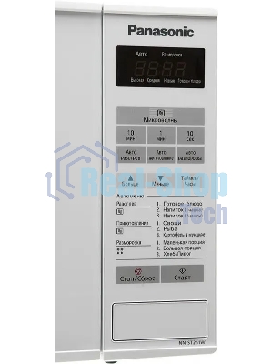 Микроволновая печь Panasonic NN-ST251WZPE белый, 20 л, 800 Вт, переключатели - сенсор