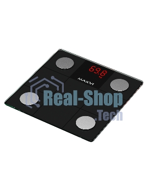 Весы напольные Maxvi BS101 черный