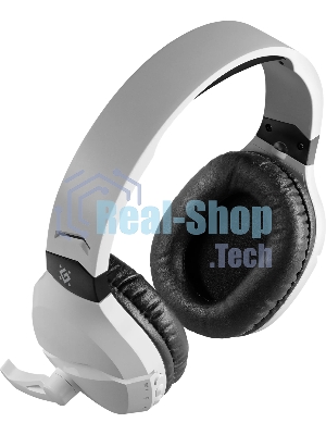Гарнитура Defender Phantom Pro белый, беспроводная + проводная, Bluetooth, USB / mini jack 3.5 мм