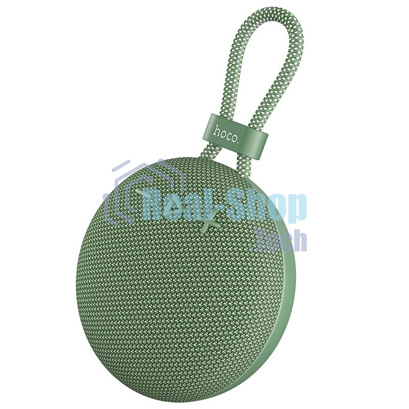 Портативная колонка круглая HOCO BS60 зеленый