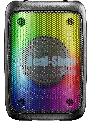Колонка портативная Hyundai H-PS1006 черный 30 Вт 1.0 BT 10м 1500mAh