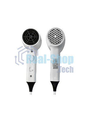 Фен Puff 1202B белый, 1200 Вт