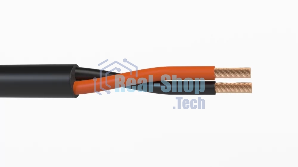 Кабель акустический 300 м, 14 AWG HighFlex, 4.5 мм2, диаметр 8.5мм, медь 84 x 0,2 мм, черный, бухта