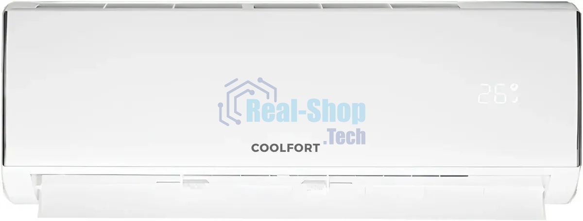 Кондиционер сплит-система Coolfort CF-4103 12000 BTU, 35 м², 37 дБ, охлаждение, обогрев, белый