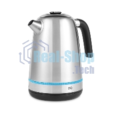 Чайник электрический BQ KT1725SW стальной/черный