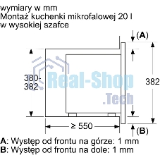 Микроволновая печь Bosch BFL623MB4 черный (встраиваемая)