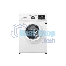 Стиральная машина LG F1296NDS0 белый, загрузка фронтальная 6 кг, 1200 об/мин., класс: А